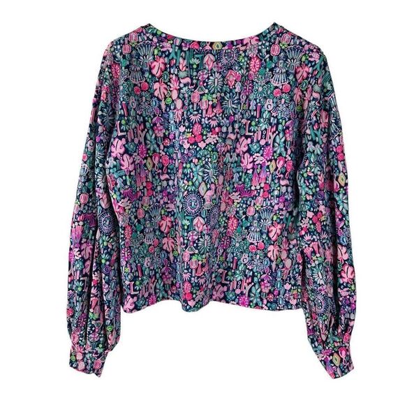 Lilly Pulitzer Kamala Long Sleeve Sweatshirt size Medium - Picture 6 of 12